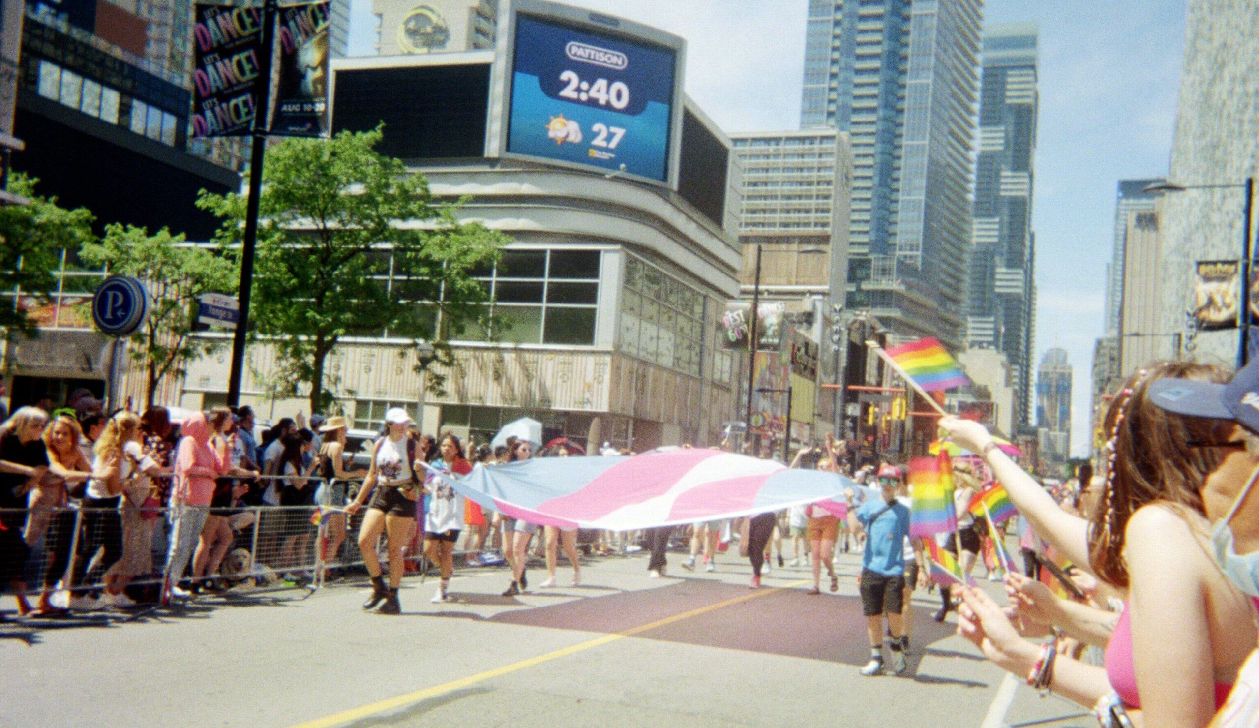 Pride3 Elliot with friends celebrating Pride 2023
