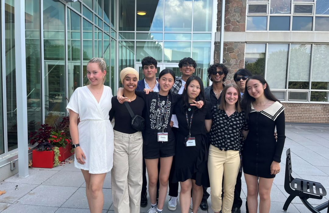 Shad 2 Aneil with her Shad friends at the University of Waterloo campus