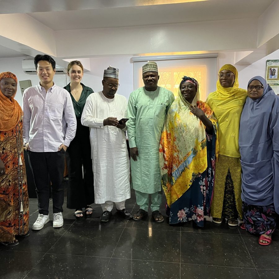 jefferson2 Jefferson Chen with the nurses and midwives known as ‘Lafiya Sisters’